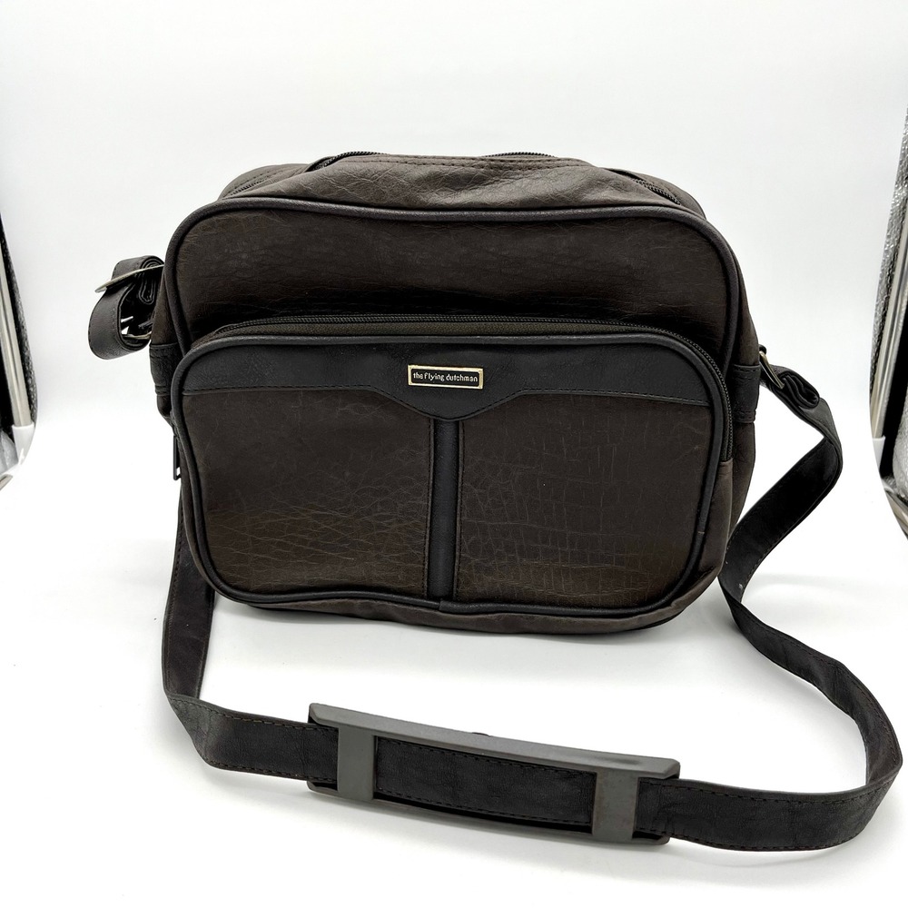 The Flying Dutchman Messenger Bag Crossbody Travel‎ Brown Adjustable Strap